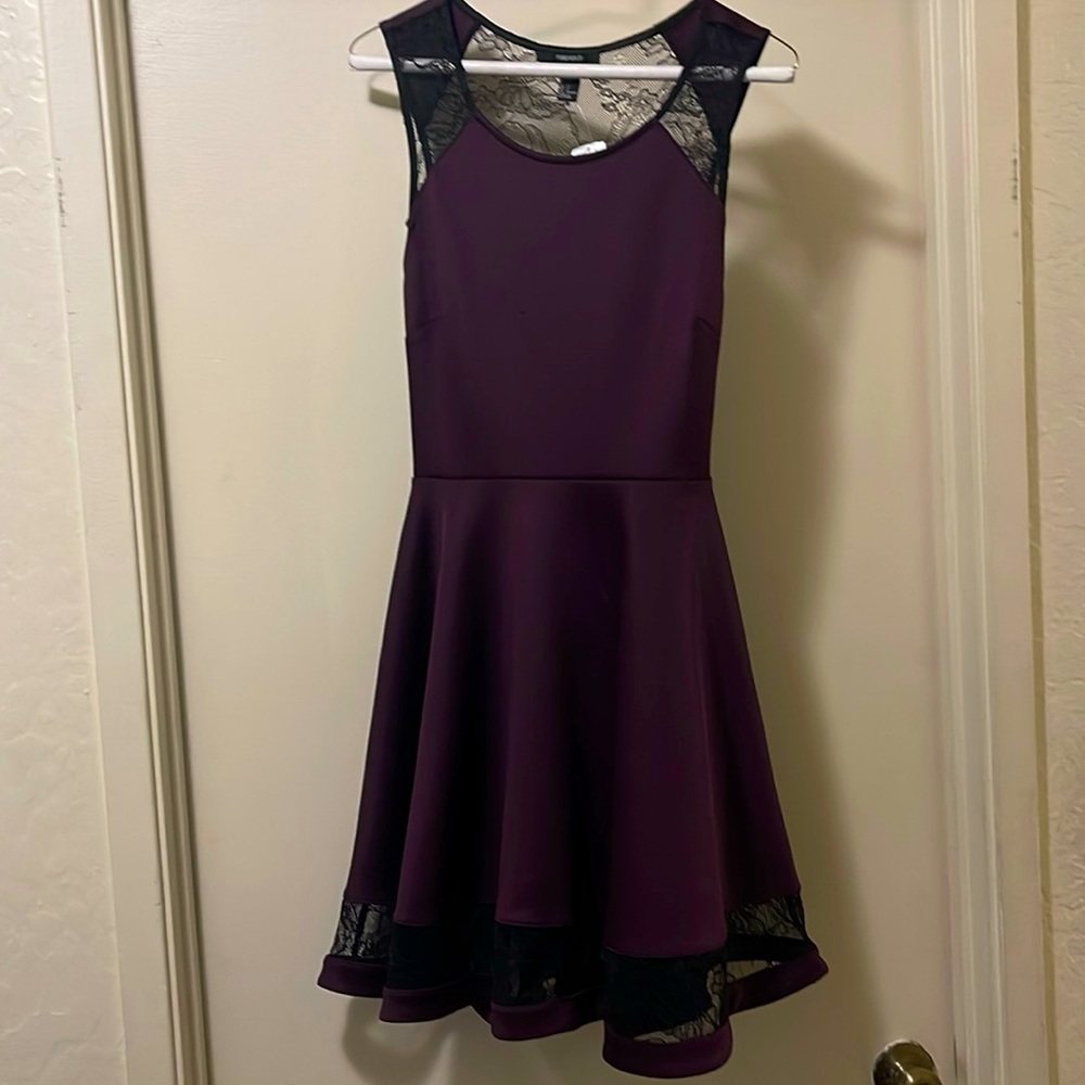 🖤 New! Knee Length Purple/Black Dress 💜
